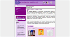 Desktop Screenshot of newpackaginguae.com