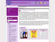Tablet Screenshot of newpackaginguae.com